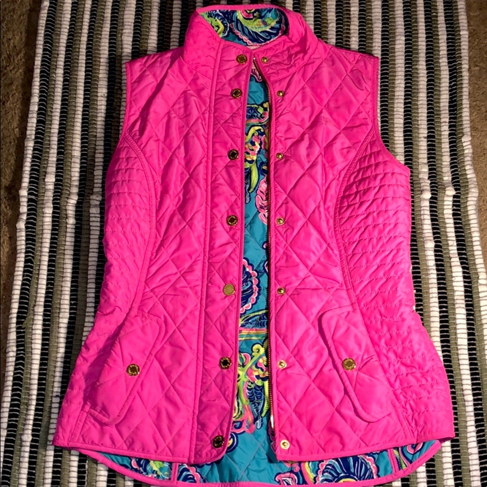 Lilly Pulitzer Pink & Floral Vest